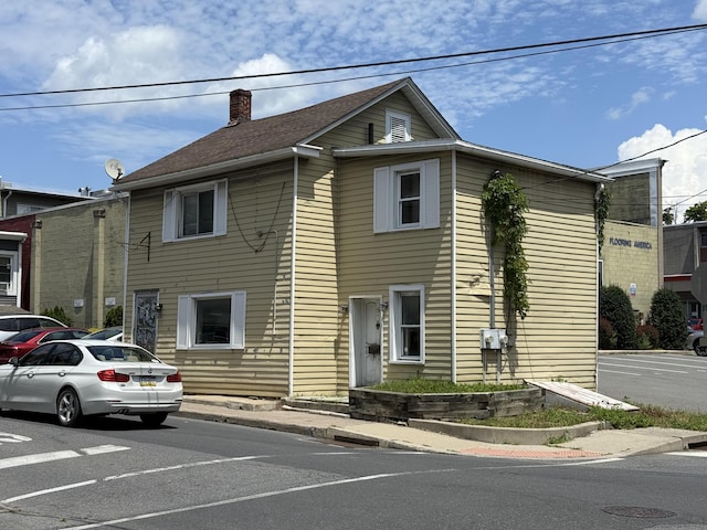 5 S 9th St, Stroudsburg, PA 18360 - view of property with a chimney