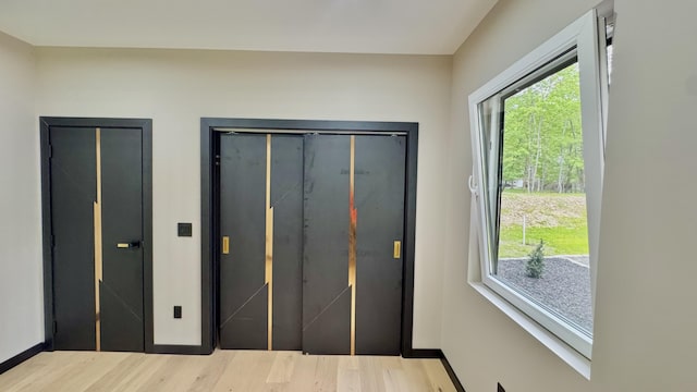 2154 Valleyview Dr, Bushkill, PA 18324 - unfurnished bedroom with light wood finished floors and baseboards