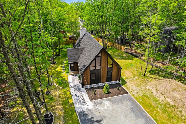 2154 Valleyview Dr, Bushkill, PA 18324 - aerial view of property and surrounding area