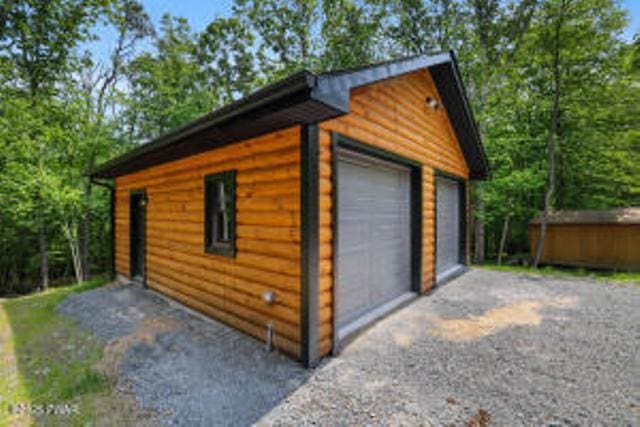 118 Eagle Rock Rd, Lackawaxen, PA 18435 - view of detached garage