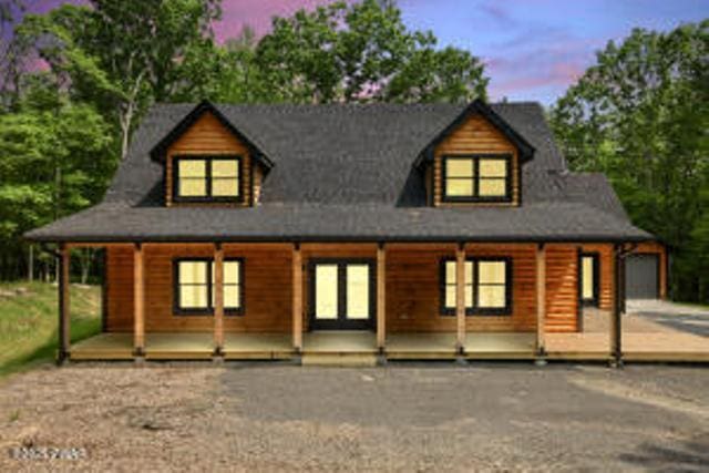 118 Eagle Rock Rd, Lackawaxen, PA 18435 - view of front of home with covered porch