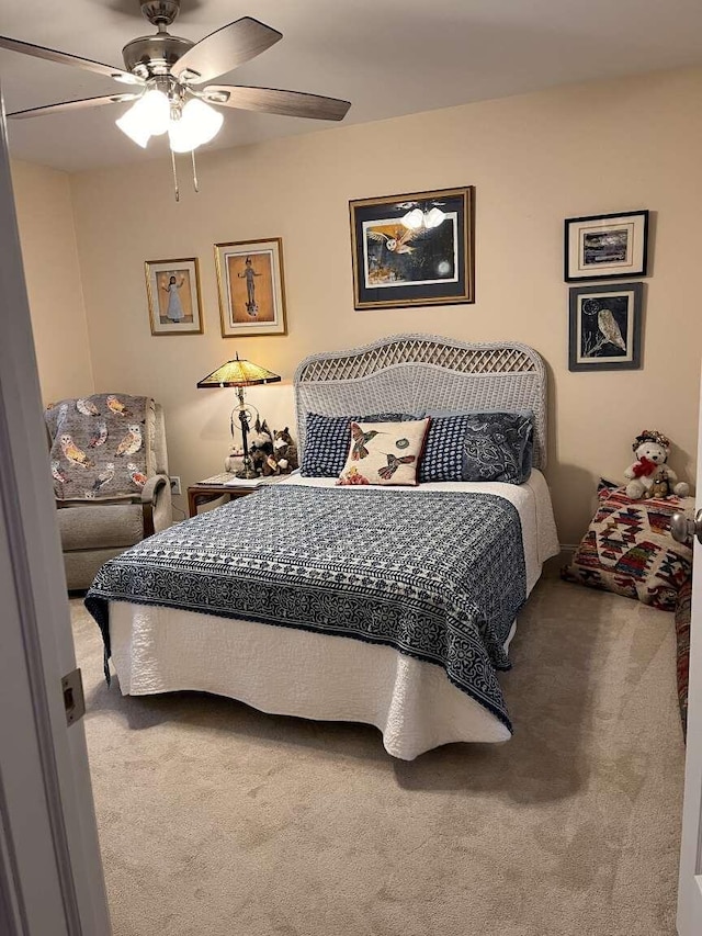 4426 Skyline Dr, Canadensis, PA 18325 - carpeted bedroom with ceiling fan
