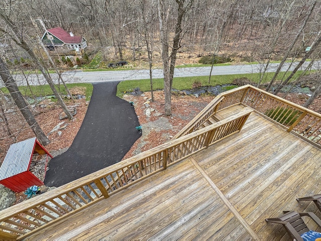 view of deck