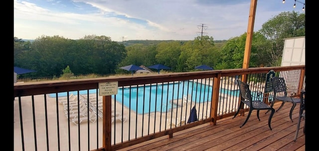 exterior space featuring a community pool