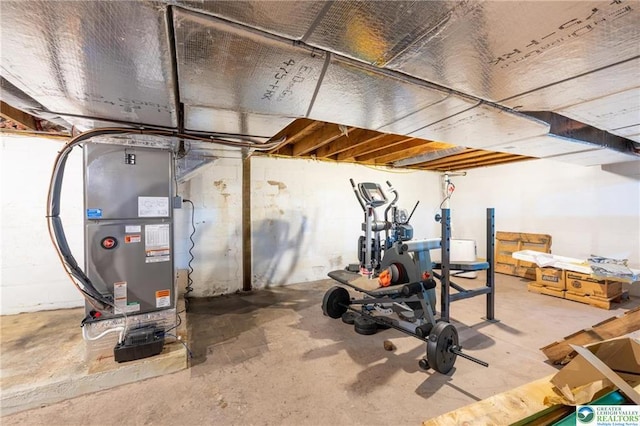 7112 Howell Ter, Stroudsburg, PA 18360 - exercise area with heating unit