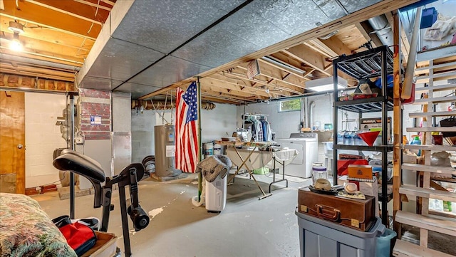 2125 Sassafras Ln, Kunkletown, PA 18058 - basement with water heater