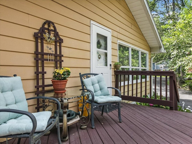 2125 Sassafras Ln, Kunkletown, PA 18058 - view of wooden terrace