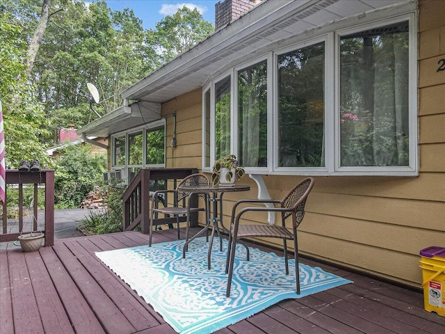 2125 Sassafras Ln, Kunkletown, PA 18058 - view of wooden terrace
