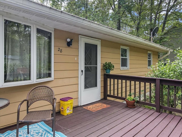 2125 Sassafras Ln, Kunkletown, PA 18058 - view of wooden terrace