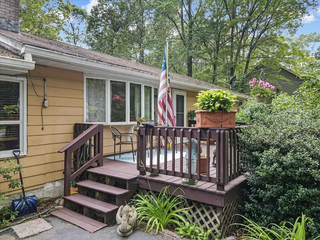 2125 Sassafras Ln, Kunkletown, PA 18058 - view of deck