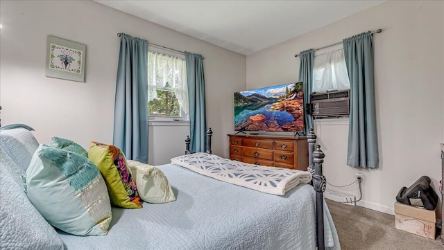 2125 Sassafras Ln, Kunkletown, PA 18058 - bedroom with carpet floors and cooling unit