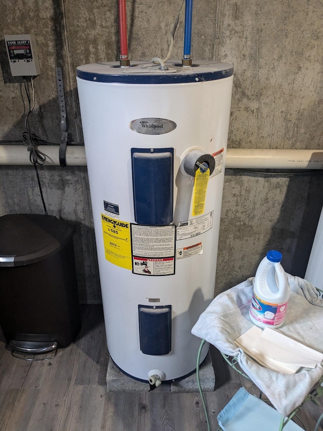 utilities featuring water heater