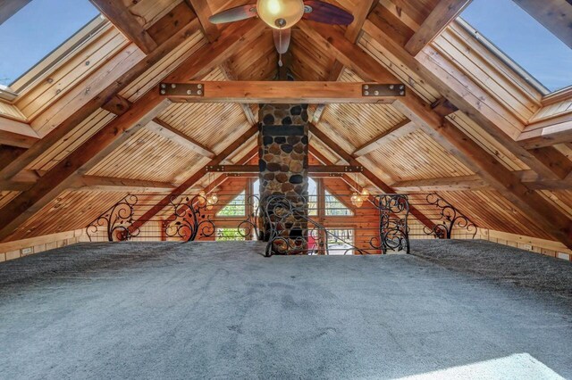 14 E Point Rd, Albrightsville, PA 18210 - attic with a skylight