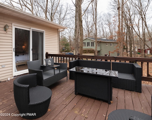 133 Sundew Dr, East Stroudsburg, PA 18301 - deck with outdoor lounge area