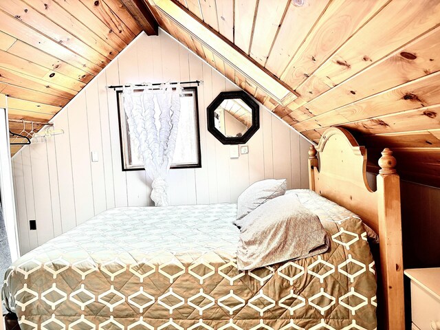 256 Partridge Dr, Pocono Lake, PA 18347 - bedroom featuring wooden ceiling
