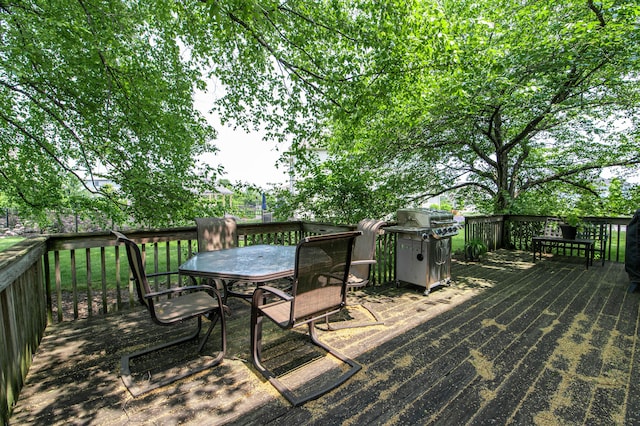 49 Central Dr, Easton, PA 18045 - deck featuring outdoor dining area and grilling area