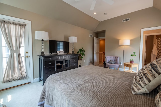49 Central Dr, Easton, PA 18045 - bedroom featuring lofted ceiling, carpet flooring, and baseboards