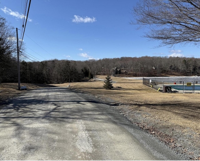 SKYVIEWLAKE Oakwood Dr, Greentown, PA 18426 - view of street featuring a forest view