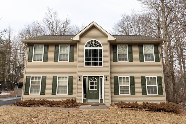 view of colonial-style house