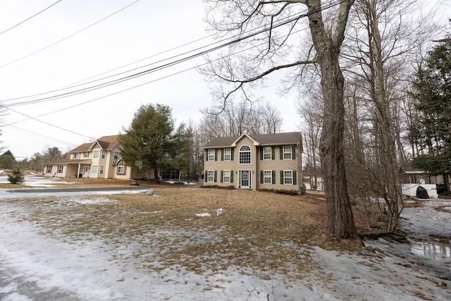 view of colonial-style house