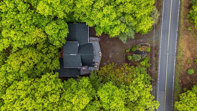 view from above of property
