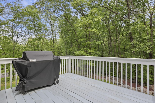 1127 Fillmore St, East Stroudsburg, PA 18301 - wooden deck featuring a grill