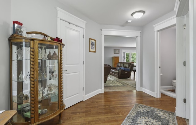 1127 Fillmore St, East Stroudsburg, PA 18301 - foyer entrance featuring wood finished floors and baseboards