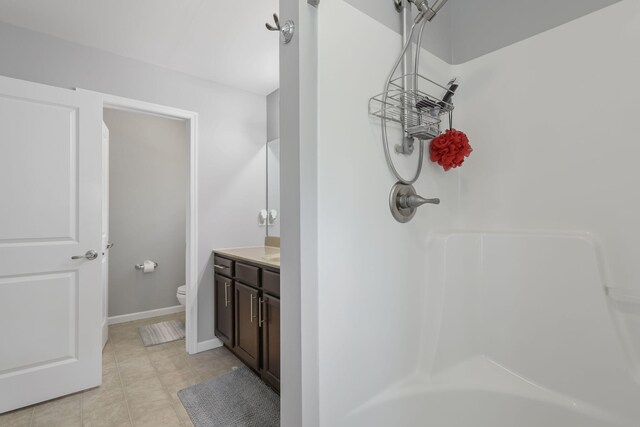 1127 Fillmore St, East Stroudsburg, PA 18301 - bathroom with vanity and tile patterned floors