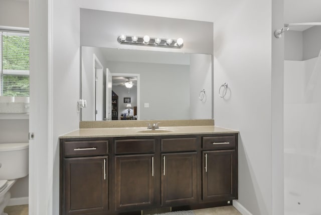 1127 Fillmore St, East Stroudsburg, PA 18301 - full bathroom with vanity and a ceiling fan