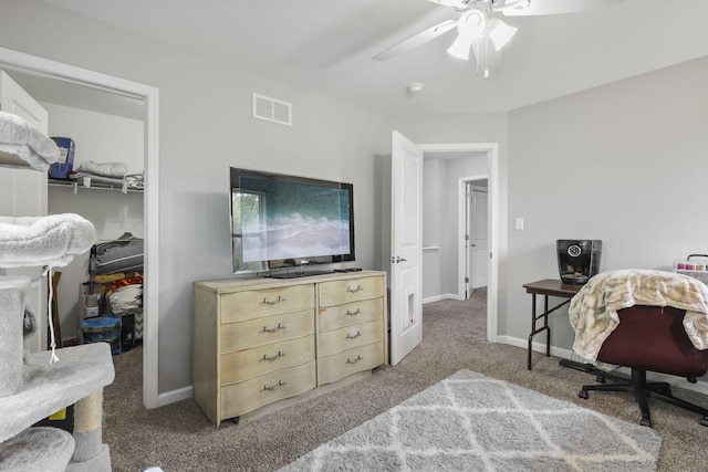 1127 Fillmore St, East Stroudsburg, PA 18301 - bedroom with carpet flooring and ceiling fan