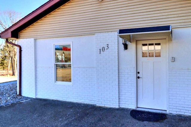 3360 Rte 940, Mount Pocono, PA 18344 - view of exterior entry with brick siding