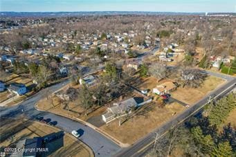 aerial view of property and surrounding area