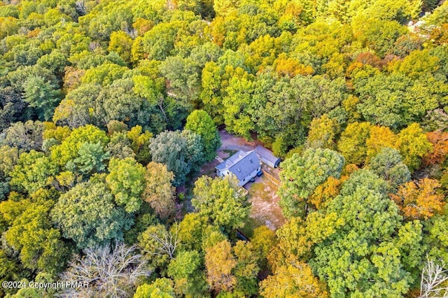 172 Steep Hill Rd, Cresco, PA 18326 - view from above of property with a forest