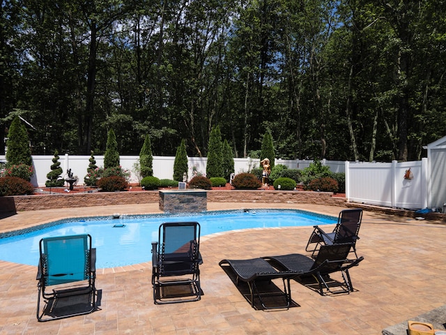 1555 Longleaf Dr, Effort, PA 18330 - view of pool with a fenced backyard and a patio