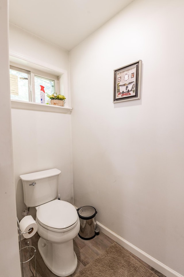 1555 Longleaf Dr, Effort, PA 18330 - bathroom featuring toilet and wood finished floors