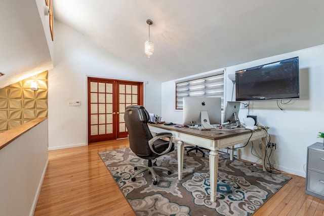 1555 Longleaf Dr, Effort, PA 18330 - office space with light wood-style floors and lofted ceiling