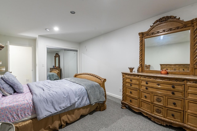 1555 Longleaf Dr, Effort, PA 18330 - carpeted bedroom featuring a closet and recessed lighting