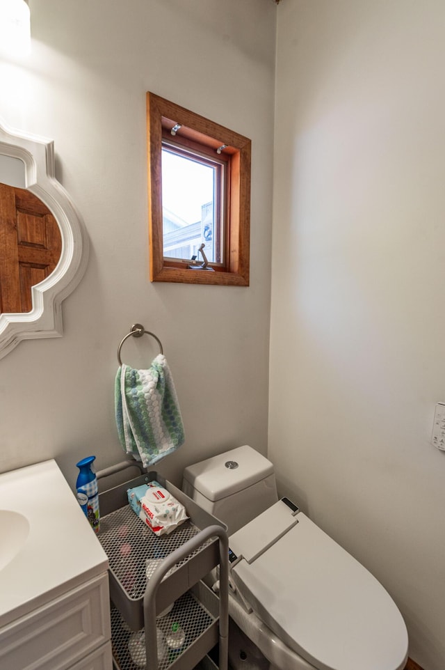 1555 Longleaf Dr, Effort, PA 18330 - half bath featuring vanity and toilet
