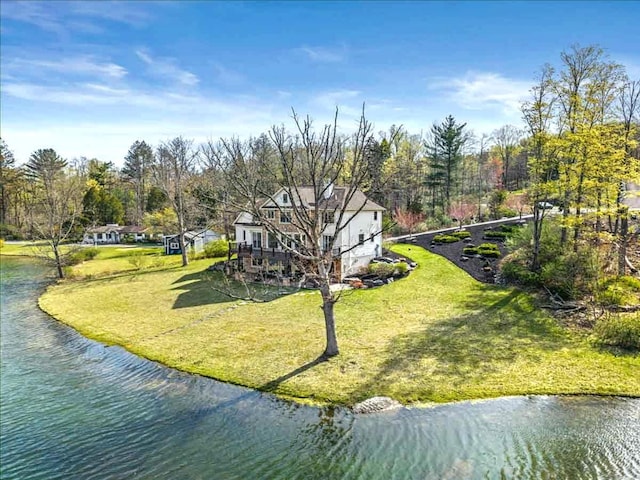 301 Reagan Dr, East Stroudsburg, PA 18301 - view of community featuring a lawn and a water view