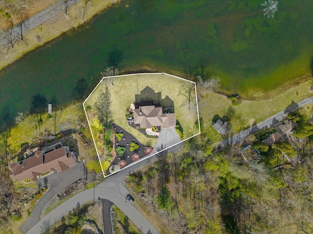 301 Reagan Dr, East Stroudsburg, PA 18301 - bird's eye view with a water view