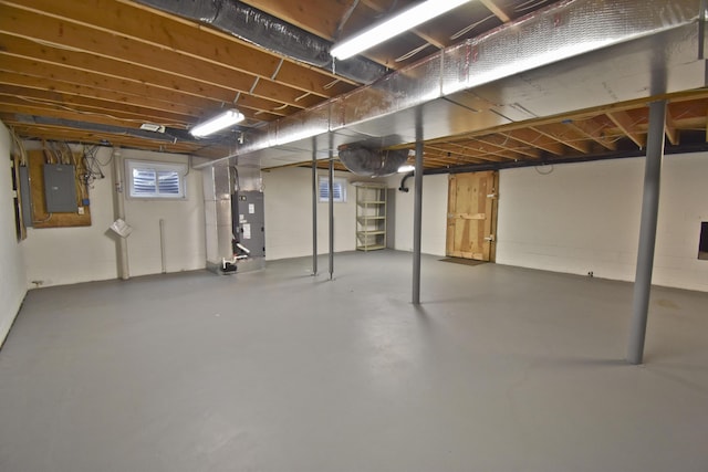 122 Mcmichaels Ct, Stroudsburg, PA 18360 - basement with electric panel and heating unit