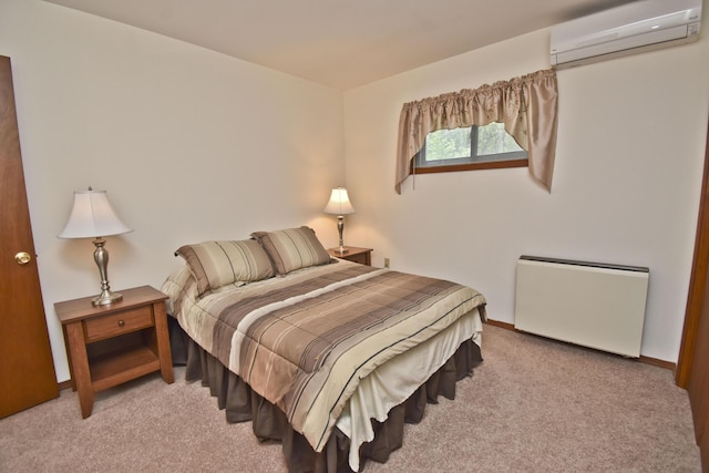 122 Mcmichaels Ct, Stroudsburg, PA 18360 - bedroom featuring a wall unit AC and carpet flooring