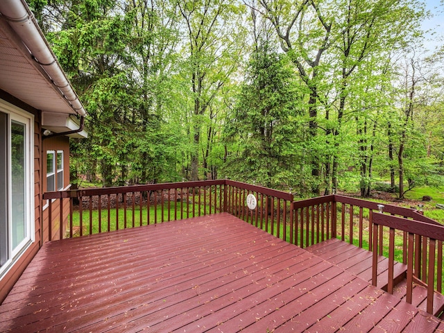 505 Moseywood Rd, Lake Harmony, PA 18624 - view of deck