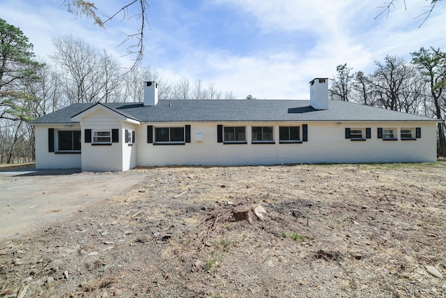 171 Knob Rd, Mount Pocono, PA 18344 - view of front of home with roof with shingles and a chimney