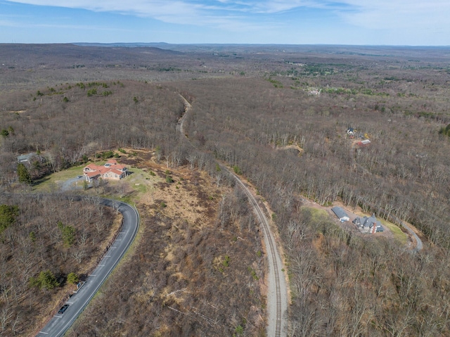 171 Knob Rd, Mount Pocono, PA 18344 - aerial view with a rural view