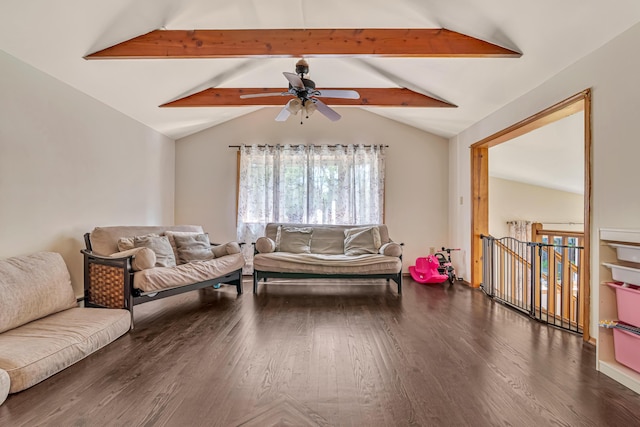 217 Coach Rd, Tobyhanna, PA 18466 - living room featuring wood finished floors and a ceiling fan