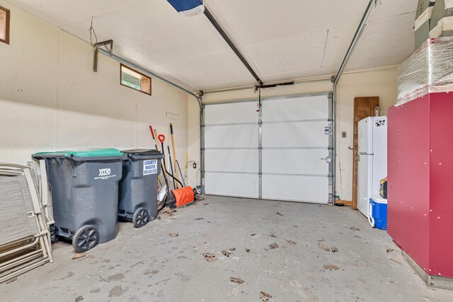 217 Coach Rd, Tobyhanna, PA 18466 - garage featuring freestanding refrigerator