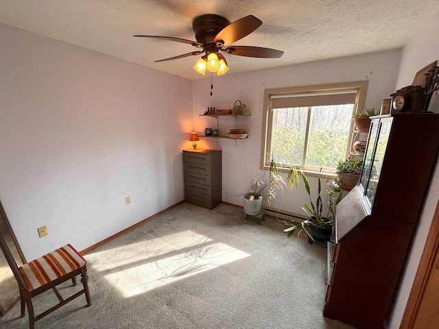 5 Cayuga Dr, Jim Thorpe, PA 18229 - sitting room featuring baseboards, a ceiling fan, and carpet