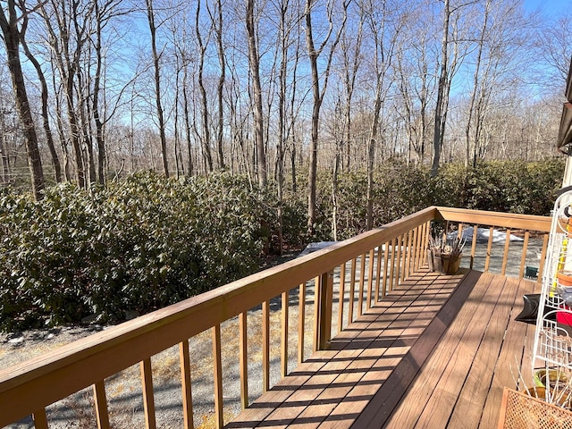5 Cayuga Dr, Jim Thorpe, PA 18229 - view of wooden deck