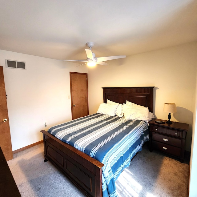 408 Sassafrass Way, Stroudsburg, PA 18360 - bedroom with light colored carpet and a ceiling fan